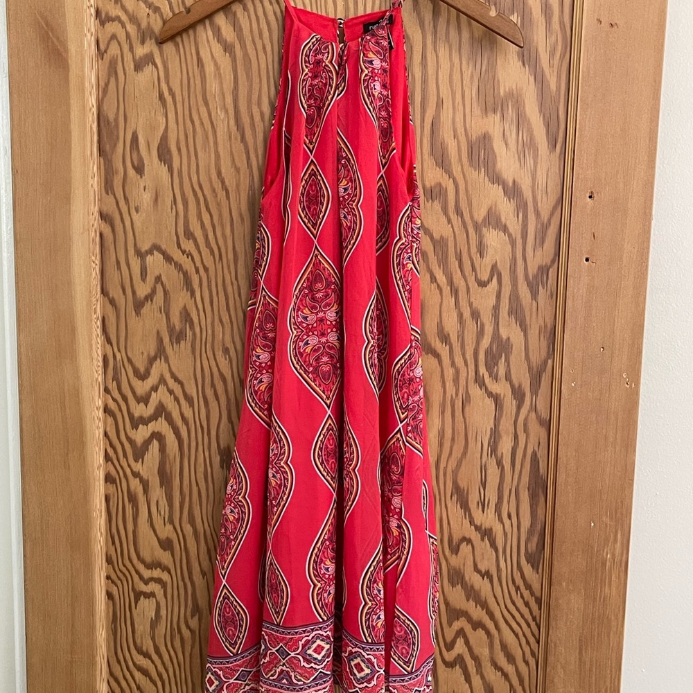 Rue21 Red Paisley Halter Dress
